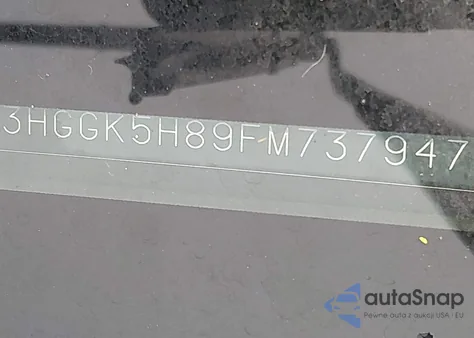 2015 Honda Fit Ex/Ex-L from USA, damaged, VIN 3HGGK5H89FM737947